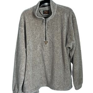 Alps Beige Men’s Fleece 1/4 Zip Fleece Pullover L/XL